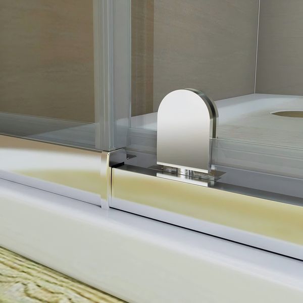 Душова кабіна без піддону Koer SR SC05-90x90x195-TR-01 прозоре скло Easy Clean 6мм, хром (KR5363) KR5363 фото