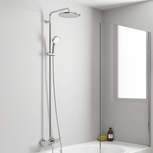 Душова система з термостатом для ванни Grohe New Tempesta Cosmop. System (26672000) 26672000 фото