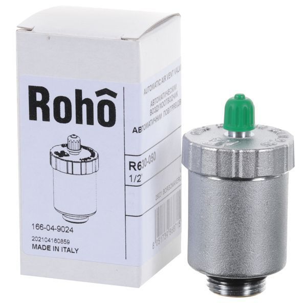 Повітровідвідник автоматичний Roho R630-050 - 1/2" (нікель) (RO0155) RO0155 фото