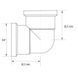 Кут Koer KF.L08F.WN - 3/4'' ВВ (без нікелю) (KR3032) KR3032 фото 2