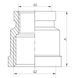 Муфта редукційна 1"x2" Koer KF.C1020 (KF0025) KF0025 фото 2