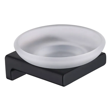 Мыльница настенная Koer AS-0102-05 (стекло) цвет черный (KR6158) KR6158 фото