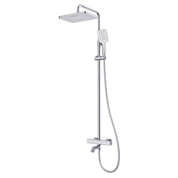 Душевая колонна с термостатическим смесителем Koer KB-57038-01 3 функции (Цвет хром) (KR5960) KR5960 фото