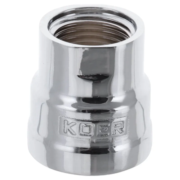 Муфта редукційна 1/2"х3 /4" (хром) Koer KF.C0608.chr (KF0122) KF0122 фото