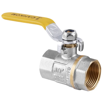 Кран шаровой СК 3/4" ГГВ YELLOW art. 602 (WP0087) WP0087 фото