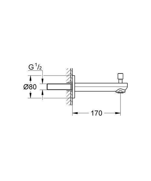 Излив для ванны Grohe Eurosmart Cosmopolitan (13262000) 13262000 фото