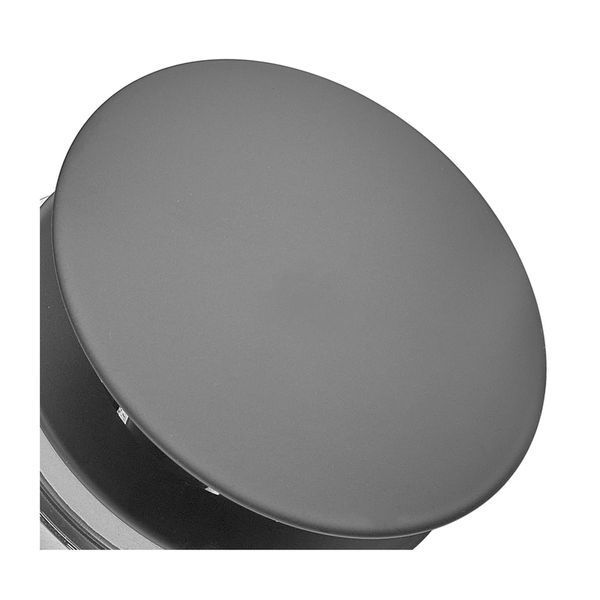 Донний клапан для раковини Zerix BV-03 BLACK 1 1/4'' універсальний (з/без перел) СLICK-СLACK (Колір чорний) (ZX6020) ZX6020 фото