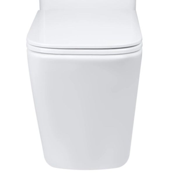Чаша унитаза-компакта Mixxus Premium Quadro-0401-R Bowl 610х365х825 Rimless без сиденья (MI8339) MI8339 фото
