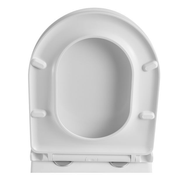 Сидіння-кришка для унітазу Koer AC-0101-SEAT COVER 450х390х80mm дюропласт з мікроліфтом (KR5617) KR5617 фото