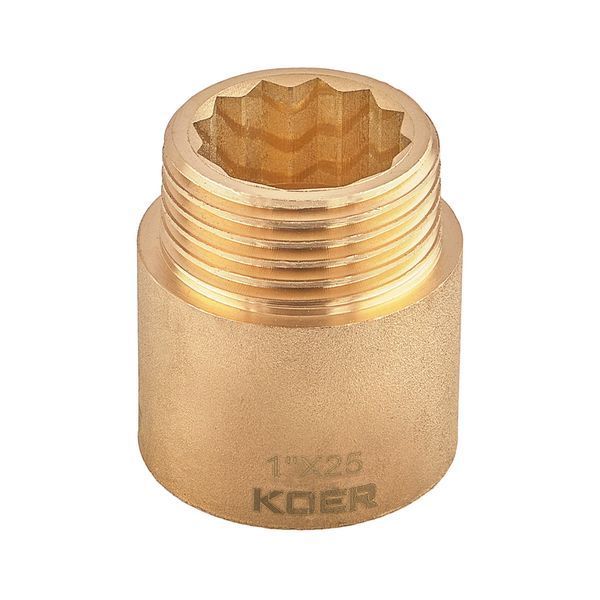 Подовжувач Koer KF.E10-25.WN - 1"-25мм без нікелю (KR5671) KR5671 фото