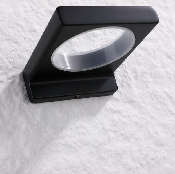 Мильниця настінна Koer AS-0102-05 (скло) колір чорний (KR6158) KR6158 фото