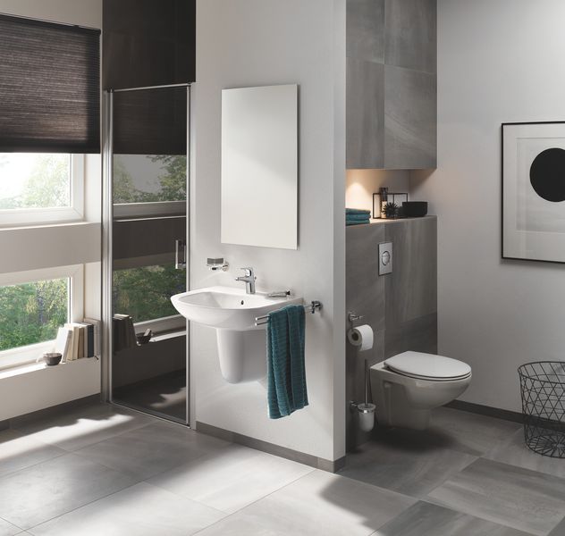 Туалетний йоржик у комплекті Grohe Bau Cosmopolitan Neutral (40463001) 40463001 фото