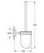 Туалетний йоржик у комплекті Grohe Bau Cosmopolitan Neutral (40463001) 40463001 фото 6