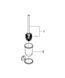 Туалетний йоржик у комплекті Grohe Bau Cosmopolitan Neutral (40463001) 40463001 фото 5