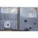 Шторка для ванной Mixxus SCT-004-180x180 из полиэстера со встроенными кольцами (Узор "Брызги" серо-синие) (AC0652) AC0652 фото 3