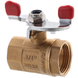 Кран кульовий СК 3/4" ГГБ М/Н art. 602 (WP0110) WP0110 фото 1