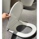 Сидіння-кришка для унітазу Koer AC-0101-SEAT COVER 450х390х80mm дюропласт з мікроліфтом (KR5617) KR5617 фото 2