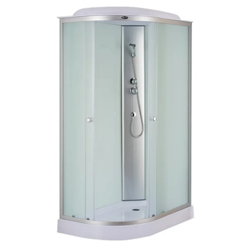 Бокс душовий без гідромасажу Mixxus WAVE SB02-120x80x215-R-FB SATIN з низьким піддоном (MI6893) MI6893 фото