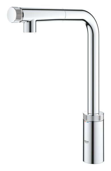 Змішувач для кухні з висувним виливом Grohe Eurosmart New (31613000) 31613000 фото