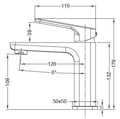 Смеситель для умывальника Koer KB-10031-01 (KR5430) KR5430 фото