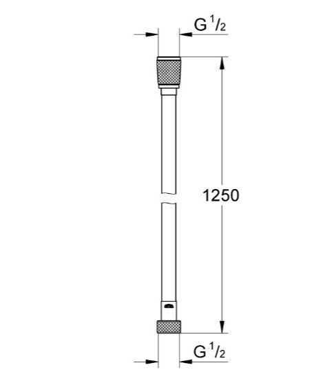 Душовий шланг 1250 мм Grohe Silverflex (28362KF1) 28362KF1 фото