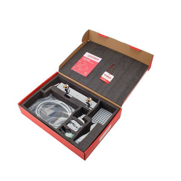 Смеситель для ванны с коротким изливом Koer KB-41010-01 (Цвет хром) (KR3484) KR3484 фото