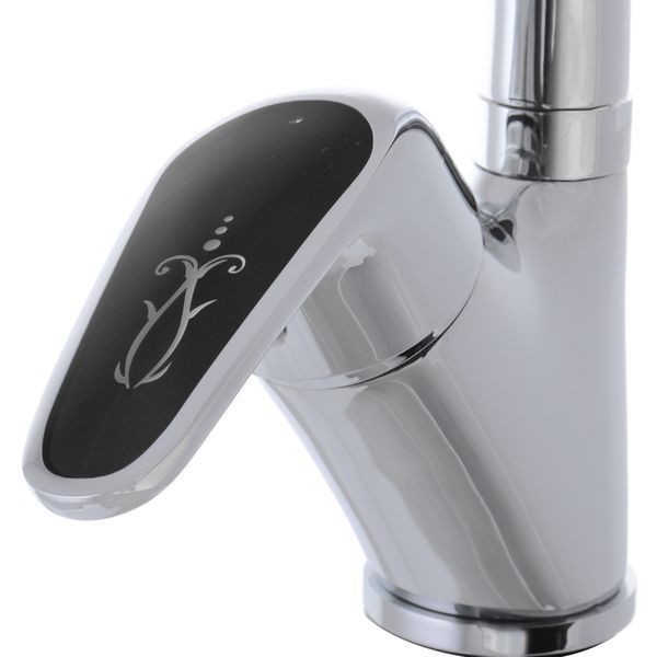 Смеситель для кухни Haiba Magic 011 с черной ручкой (HB0676) HB0676 фото