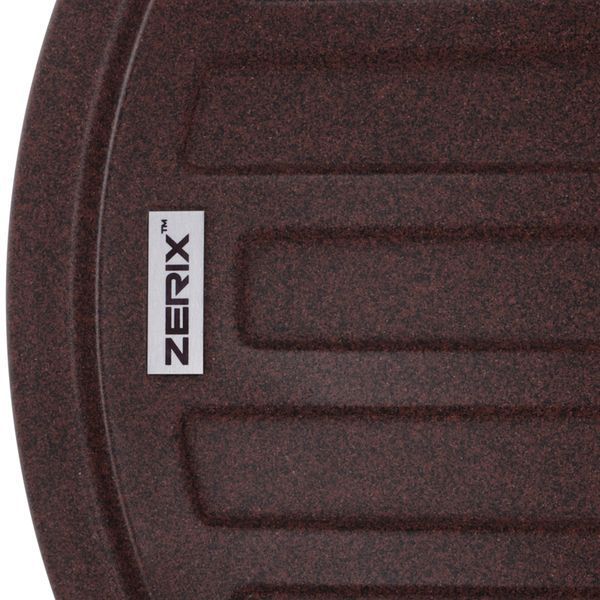 Мийка кухонна Zerix ZS-7750R-12 Коричнева (ZX4560) ZX4560 фото