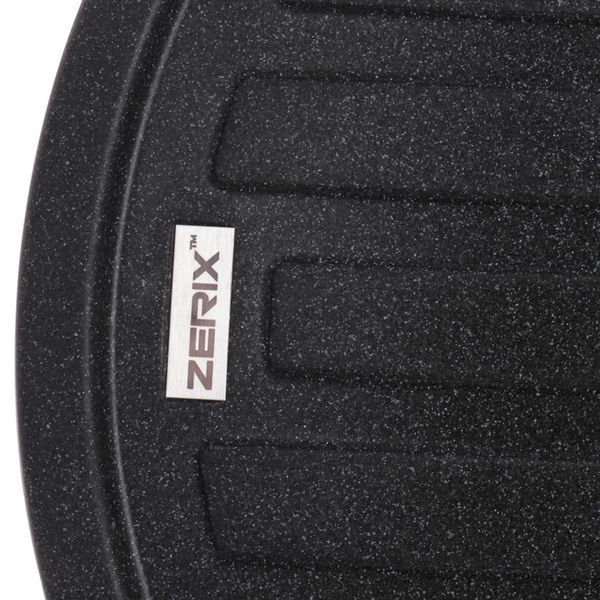 Мийка кухонна Zerix ZS-7750R-13 Графитная (ZX4561) ZX4561 фото