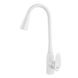 Смеситель для кухни PLAMIX CEZAR-011-B SET WHITE REFL.WHITE с силиконовым изливом, с подводом (PM0718) PM0718 фото 1