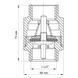 Клапан обратный NEW 1-1/2" (Koer KR.172) (KR2803) KR2803 фото 3