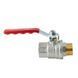 Кран шаровой ГШВ Koer Extreme KE.215-20 - 3/4" FM ручка "рычаг" красная (KR5751) KR5751 фото 2