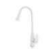 Смеситель для кухни PLAMIX CEZAR-011-B SET WHITE REFL.WHITE с силиконовым изливом, с подводом (PM0718) PM0718 фото 2