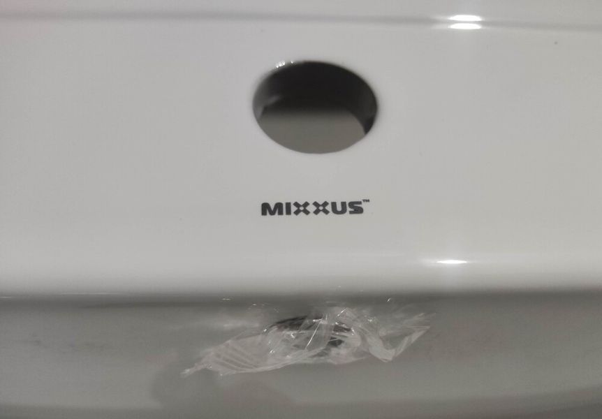 Раковина меблева Mixxus Premium CUBIC-1503 810х460х170mm з отвором під змішувач та переливом (MP6497) MP6497 фото