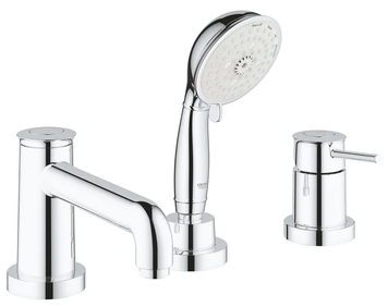 Змішувач на борт ванни на 3 отвори Grohe BauClassic (2511800A) 2511800A фото