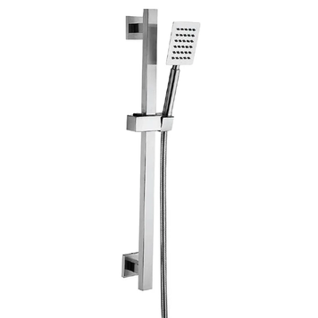 Стійка для душу Zerix SET BAR-SUS-002 з душовим шлангом та лійкою (нерж. сталь) (ZX4941) ZX4941 фото