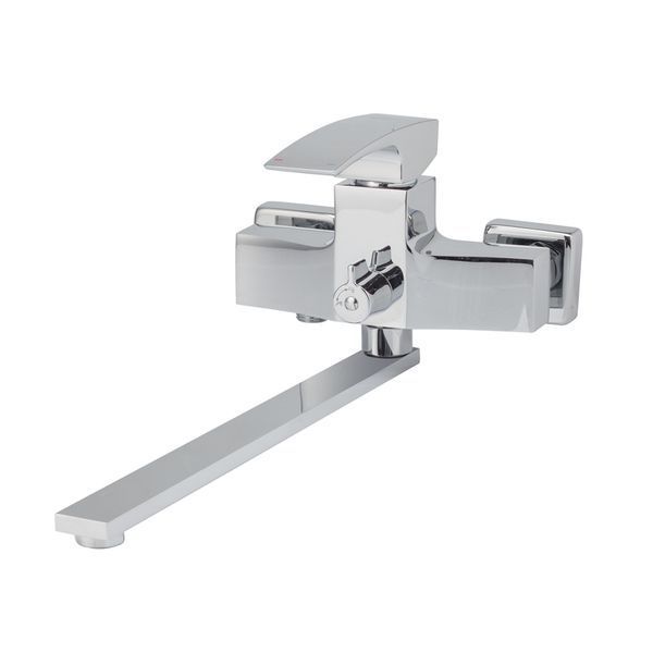 Змішувач для ванни з довгим виливом Koer KB-42007-01 (Колір хром) (KR3456) KR3456 фото