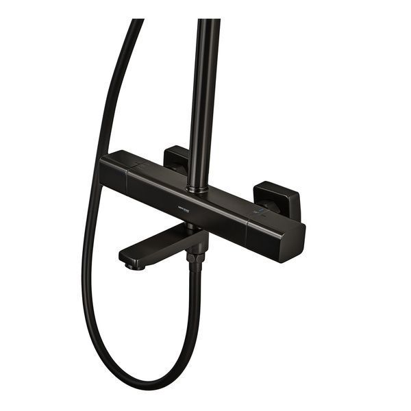 Душевая колонна Mixxus Premium VIRGO 009-J BLACK с термостатическим смесителем, 3 функции (MI6646) MI6646 фото