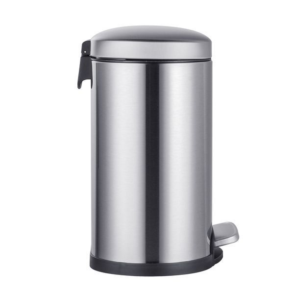 Відро для сміття з плавним закриттям овальне Mixxus Premium Topper-TC0205 SS Color 5л колір нержавійка (MI7059) MI7059 фото
