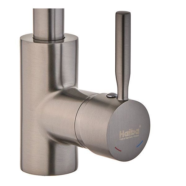 Смеситель для кухни Haiba Hans 011 Graphite (HB4000) HB4000 фото