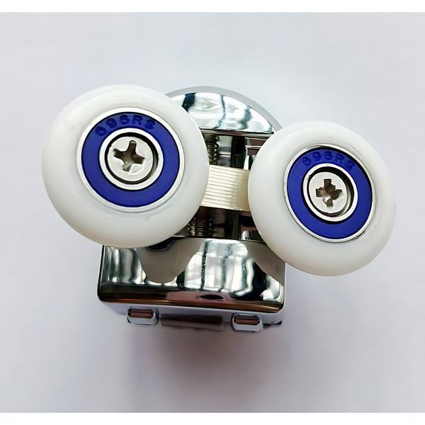 Ролики для душових кабін подвійні колеса MIXXUS PREMIUM ROLLERS SCP01-1 CHROME верхні (23mm для DIVERSE SC01,SC02,SD01) (MI7161) MI7161 фото