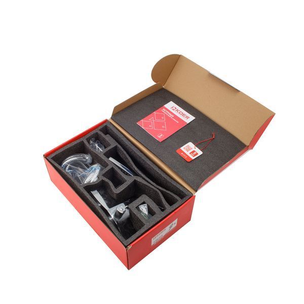 Змішувач для ванни з довгим виливом Koer KB-42007-01 (Колір хром) (KR3456) KR3456 фото