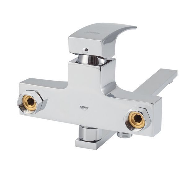 Змішувач для ванни з довгим виливом Koer KB-42007-01 (Колір хром) (KR3456) KR3456 фото