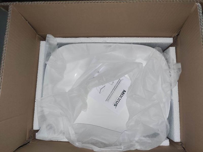 Раковина накладна Mixxus Premium DIVERSE-0112 WHITE-BLACK 455х325х135mm (MP6542) MP6542 фото