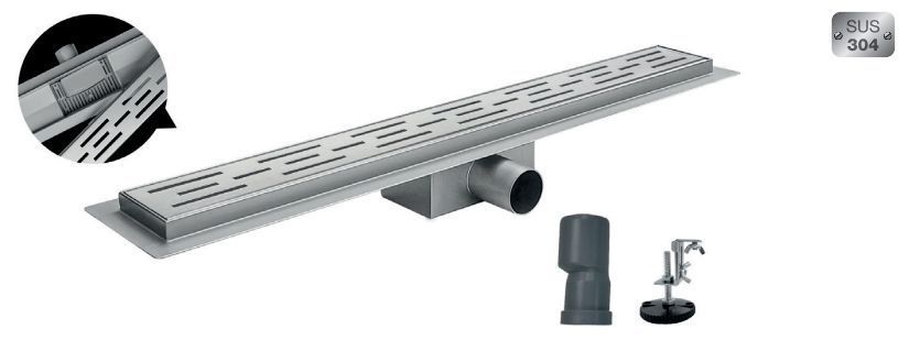 Душевой трап из нержавеющей стали SUS304 Koer FD01-70x700 (KR3274) KR3274 фото