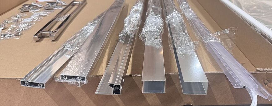 Душова кабіна без піддону Mixxus Premium Quadro SC01-90x90x195-TR Chrome прозоре скло 6мм (MI8290) MI8290 фото