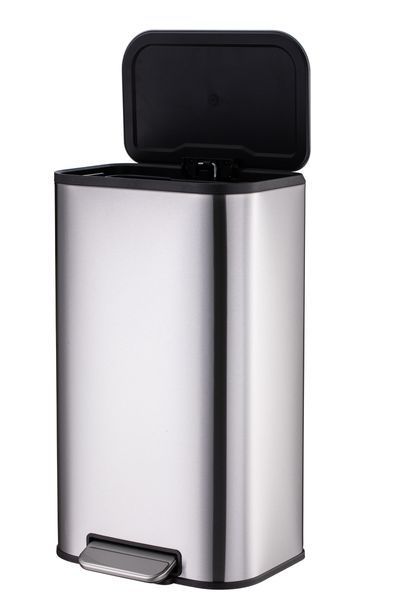 Мусорное ведро с плавным закрытием прямоугольное Mixxus Cubic-TC0105 SS Color 5л цвет нержавейка (MI7088) MI7088 фото