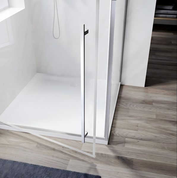 Душова кабіна без піддону Koer SR SC08-90x90x200-TR-01 прозоре скло Easy Clean 6мм, хром (KR5371) KR5371 фото