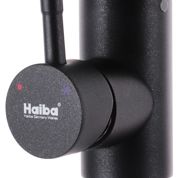 Змішувач для кухні Haiba SUS 011 чорний (HB0993) HB0993 фото