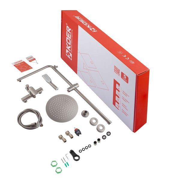 Душова колона зі змішувачем Koer KB-52028-07, 2 функції (KR5312) KR5312 фото